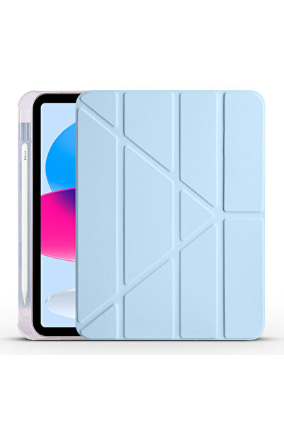 m.tk moveteck İpad 11 (A16) 2025 10. Nesil 10.9 Kılıf Yumuşak Kalem Bölmeli Akıllı Uyku Modlu Uyumlu