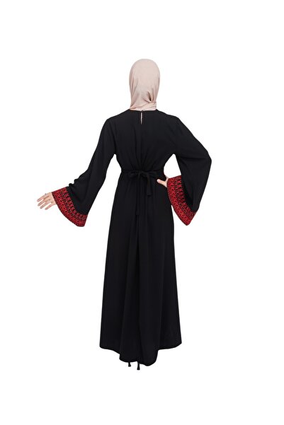 Zaytoon Filistin Geleneksel Filistin Dörtgenli Nakışlı Streesli Kadın Elbise C100041