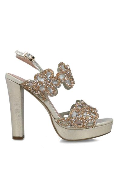 MENBUR حذاء نسائي صندل ذهبي