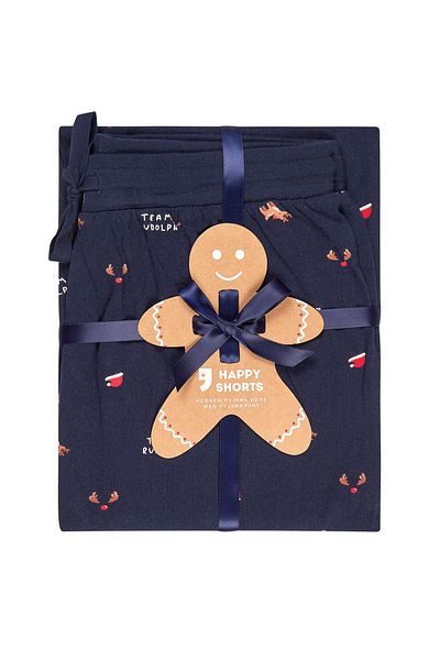 Happy Shorts Pyjamahose Xmas Schlaf-hose Pyjama Schlafmode