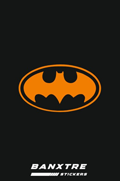 Banxtre Motor-Araba-Kask için Batman Sticker Etiket (10CMx5CM)(1 Adet)