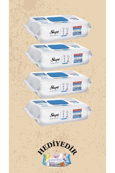 Sleepy 100Pcs Surface Cleaning Towels - 4X100 400 Sheets Bleach