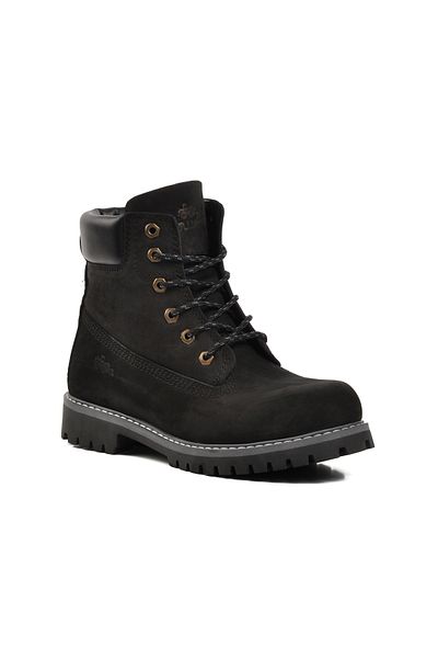 Bulldozer Μαύρα ανδρικά μποτάκια Nubuck