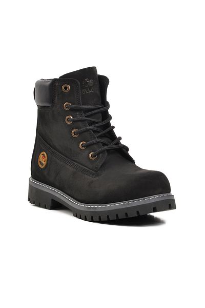 Bulldozer Μαύρα ανδρικά μποτάκια Nubuck
