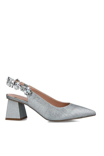 MENBUR WOMEN SHOES SILVER SLINGBACK