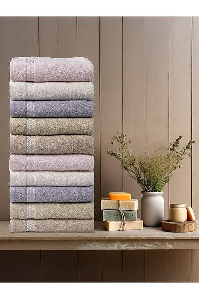 MODALİN 40 X 70 Devin 10-Pack Hand Towels