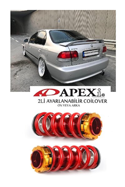 XMOD Coilover 2li Honda Civic 1988 2000 Model Arası Uygun Ayarlı Coilover