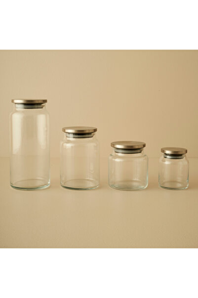 Bella Maison Jely Metal Kapaklı 4'lü Kavanoz Seti