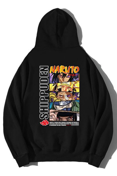 BRZ COLLECTION Unisex Oversize Naruto: Shippuden Hoodie