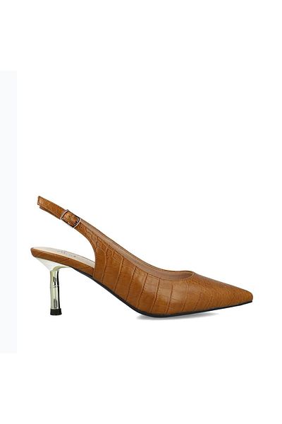 MENBUR WOMEN SHOES TAN POINTED TOE, HIGH HEEL, WITHOUT PLATFORM