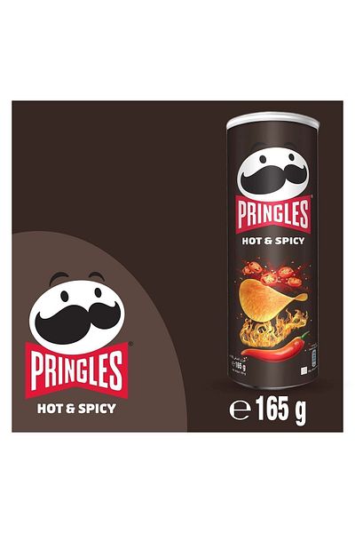 Pringles Hot & Spicy 165 Grams 3 Pieces - Pringles Bitter and Spicy 165 Grams 3 Pieces