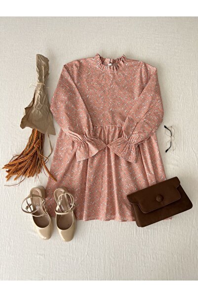 KÜÇÜĞÜM BUTİK Orange Poplin Tunic and Bow Tie Salopet for Boy - Single Sold Out