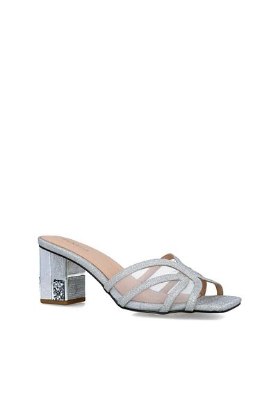 MENBUR WOMEN SHOES SILVER MULE