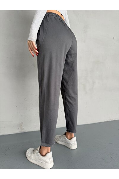 alanora Жіночі ткані штани - дизайн з відкритою талією