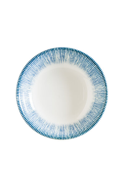 Bonna Iris Denim Gourmet 12 Adet 15 cm 330 cc Porselen Çukur Tabak