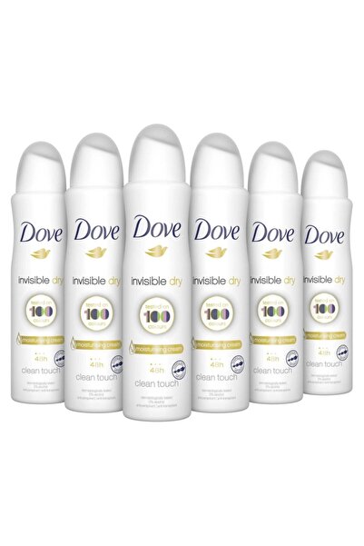 Dove Invisible Dry Kadın Sprey Deodorant 150 ml x 6