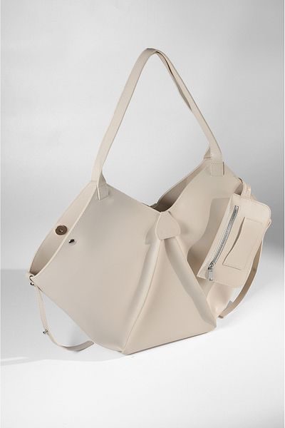 Rimense Women's Cream Hand and Shoulder Bag
