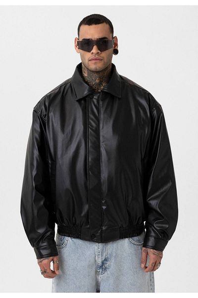 İLKCET MODA Vintage Unisex Oversize Μπουφάν με μανίκι χοντρό