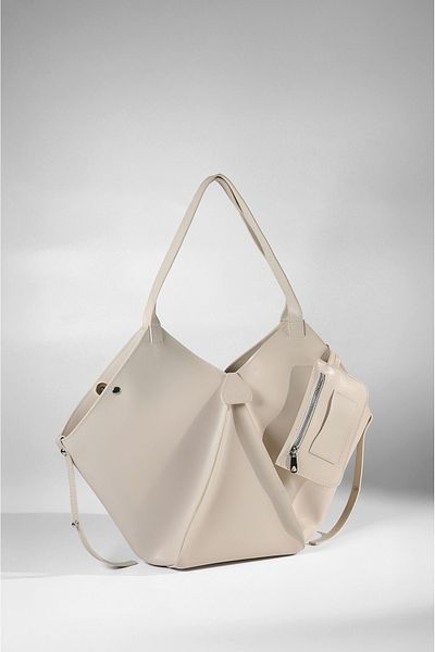 Rimense Women's Cream Hand and Shoulder Bag
