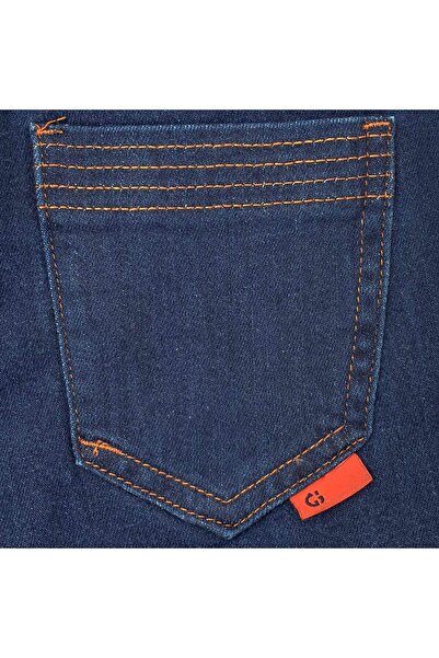 Giordano Junior Stretch Dyed Denim Mid Rise Regular Tapered Fit Elastic Waist Jeans