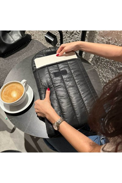 zeypack Black Laptop Bag, MacBook Case 13''/14''