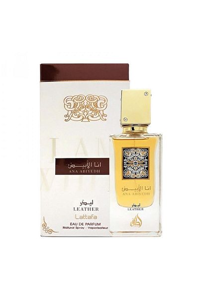 lattafa Ana Al Abyad Leather Perfume by Lattafa for Men - Eau de Parfum 60ml