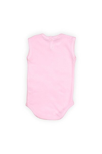Mnk Baby&Kids Minnak King Baby Body - Geldii on Your Feet Printed, Bodysuit with Snap Fasteners, Light Pink