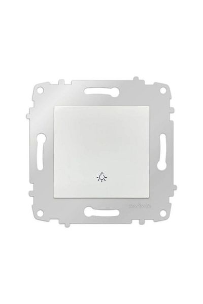 Vip Aydınlatma Ovivo White Bell Switch Frameless 120 Pieces (in Box)