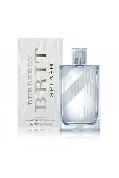 BURBERRY Brit Splash Eau de Parfum for Men by Burberry, 100 ml