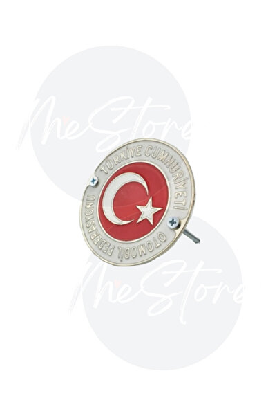 mes store Metal Türkiye Otomobil Federasyonu Döküm Vidalı Panjur Arması