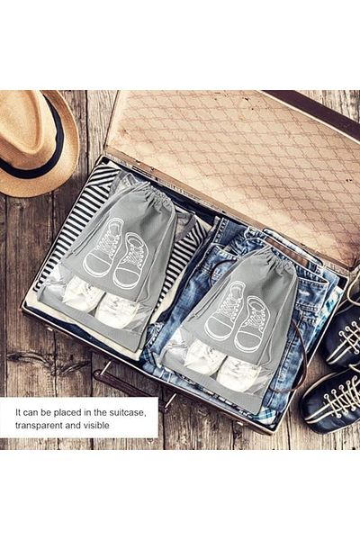 ALMUFARREJ Shoe Bags For Travel,8 Pack Drawstring Shoe Bag
