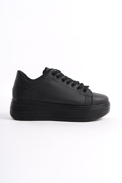 sefayol Pantofi sport de damă Delit Black Matte Leather