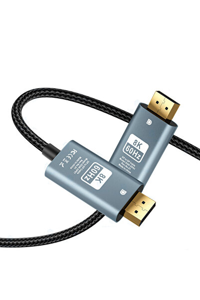 Coverzone DP to DP Kablo, 8K 60Hz 200cm Yüksek Hızlı, Displayport Kablo 2 Met...