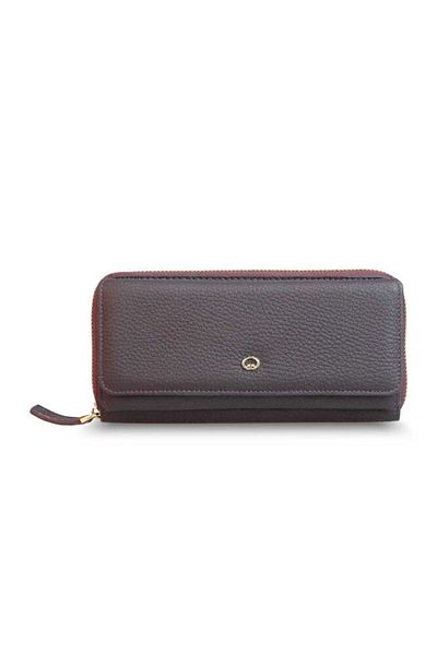 GUARD Matte Claret Red Leather Wallet - Grd2408Wt1096