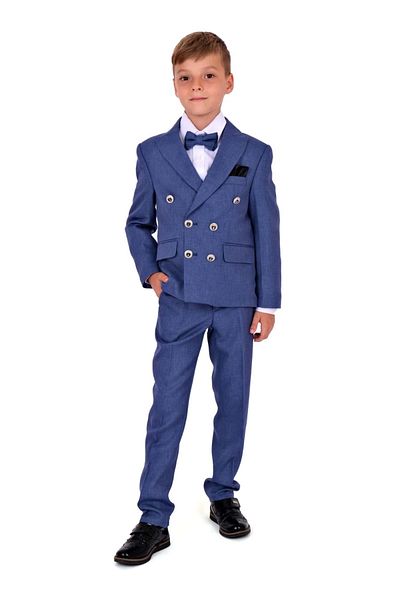Mnk Baby&Kids Costum Montero Băiat Dublu - Croi Italiană MNK5689 ALBASTRU