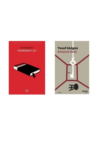 İthaki Yayınları Fahrenheit 451 - Ray Bradbury - Anayurt Oteli - Yusuf Atılgan