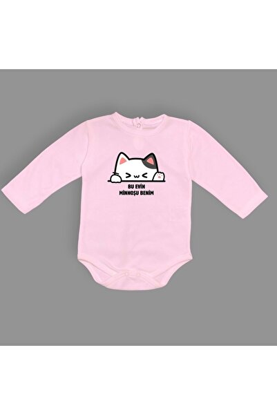 Mnk Baby&Kids بدلة أطفال مطبوعة على شكل قطة من مينوش بأكمام طويلة وقصيرة بدون...
