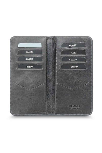 GUARD Antique Gray Handheld Portfolio with Telephone Port