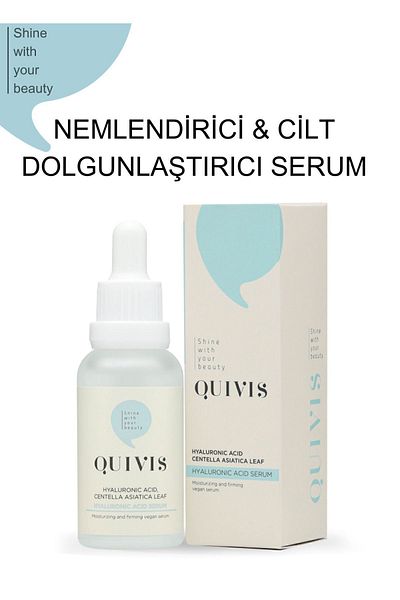 Quivis Anti-Aging Moisturizing and Skin Plumping Barrier Hyaluronic Serum 30 ml