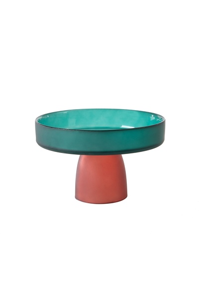 Mudo Home COLORS AYAKLI CAM SUNUM 18CM- YEŞİL