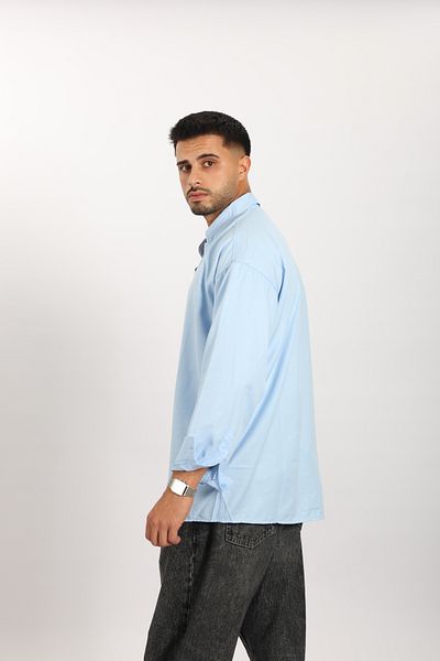 MCZ GİYİM Ανδρικό πουκάμισο Oversize Şamra Fabric