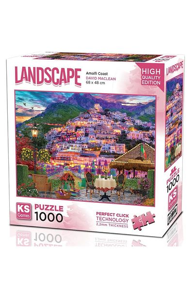 Ks Games 1000 Piece Amalfi Landscape Puzzle by David Maclean