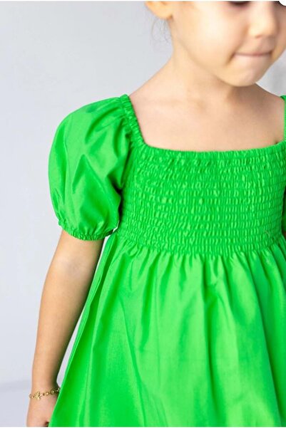Zeyland Green Girl's Dress Green
