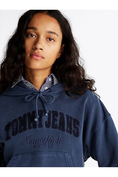 Tommy Hilfiger Mikina s kapucí TJW BOXY CRP GMD VARSITY