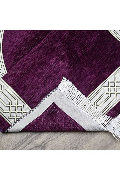 İkranur Purple Payidar Prayer Rug - 65X115 Cm, 320 g