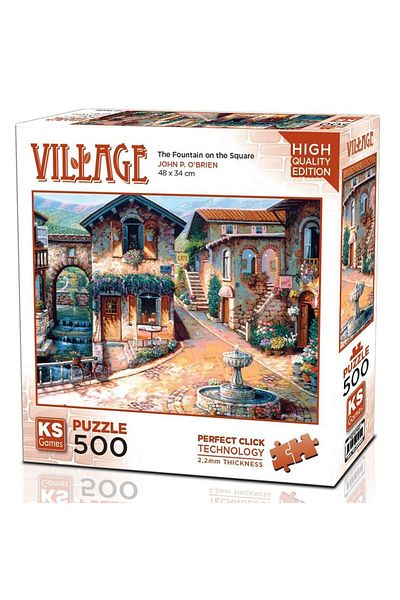Ks Games 500 Piece The Fountain On The Square Puzzle