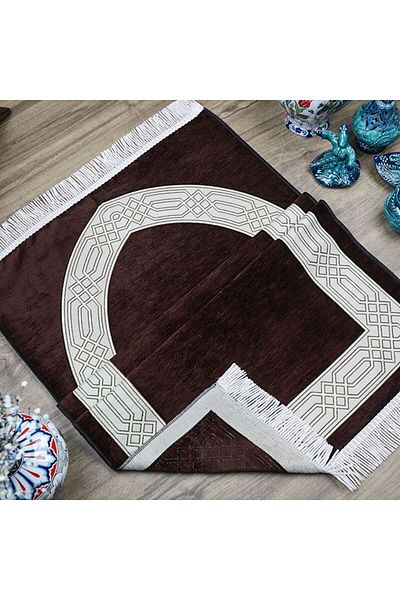 İkranur Seccade Payidar Coffee 65X115 cm - 320 Gr