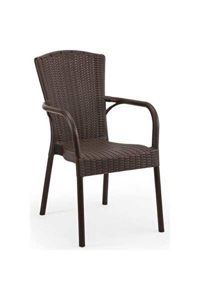 Mandella Doğa Rattan Koltuk (6 Adet) Kahverengi