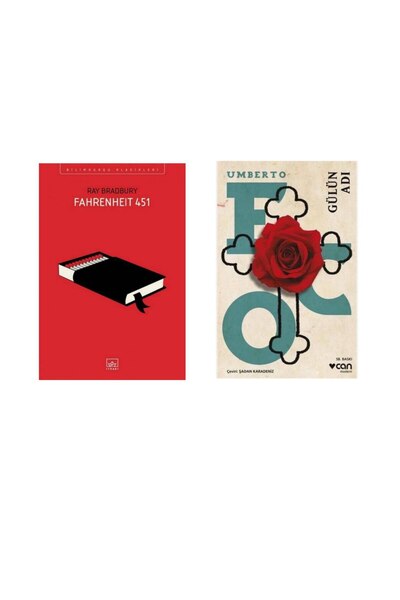 İthaki Yayınları Fahrenheit 451 - Ray Bradbury - Gülün Adı - Umberto Eco