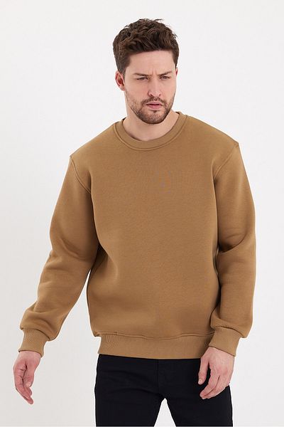 Jack Morino Ανδρικό φούτερ Camel Color Basic